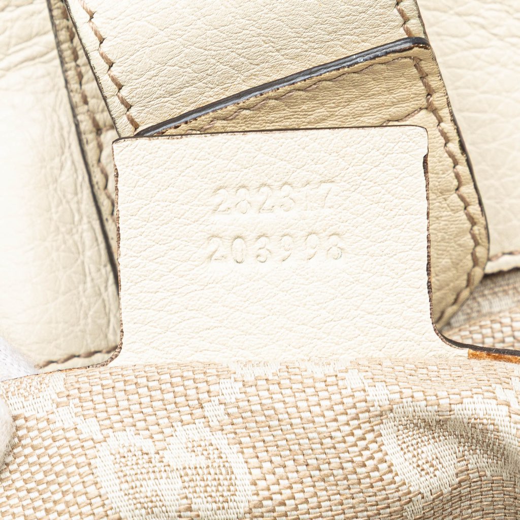 Gucci Medium Leather Bamboo Diana Tote - Side view