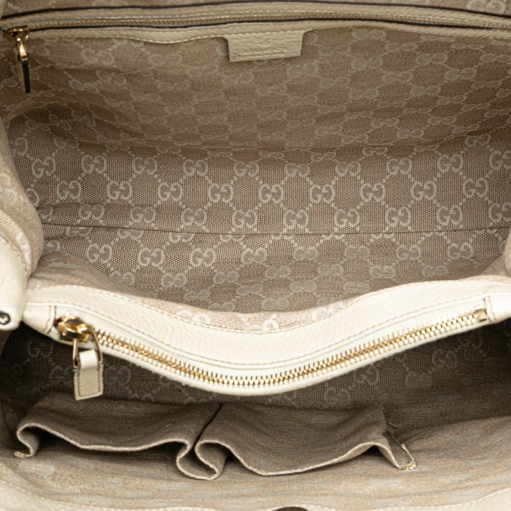 Gucci Medium Leather Bamboo Diana Tote - Detail 1