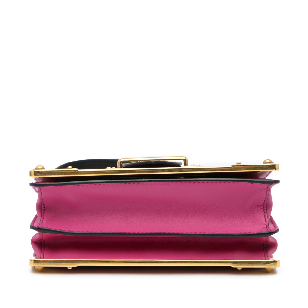 Prada Saffiano Trimmed City Calf Cahier Crossbody - 3