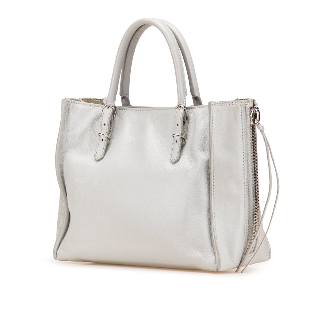 Balenciaga Mini Leather Papier A4 Satchel - 2