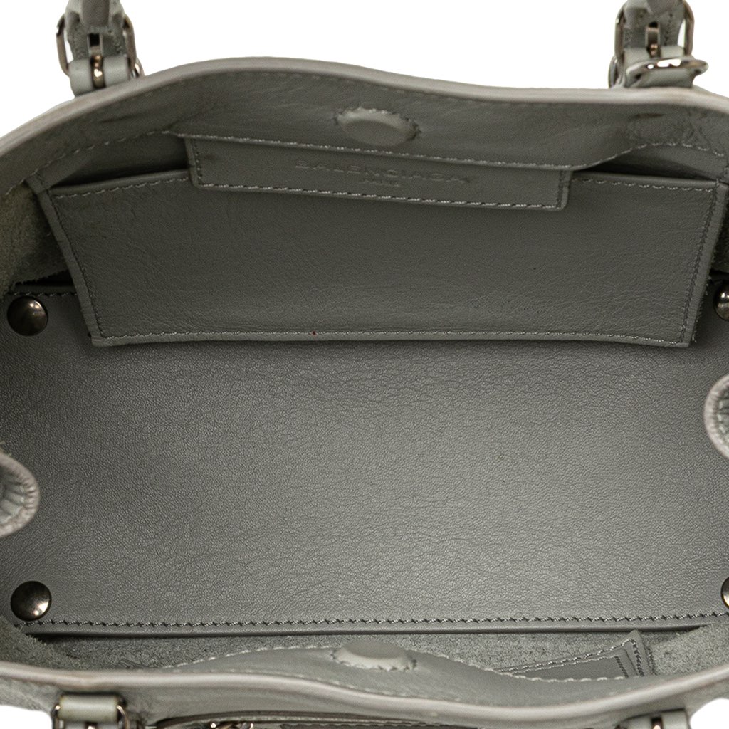 Balenciaga Mini Leather Papier A4 Satchel - 4