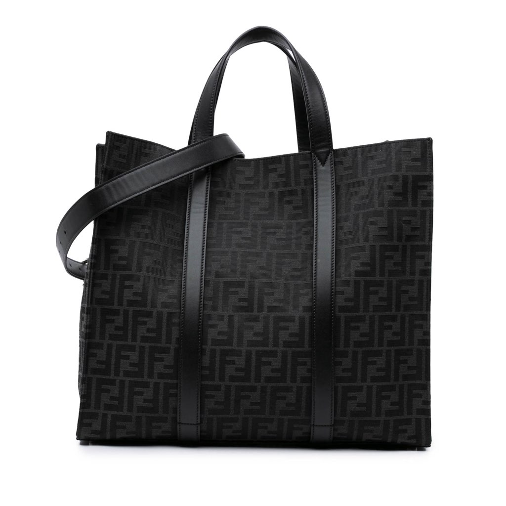 Fendi Large Zucca Jacquard Shopper Tote