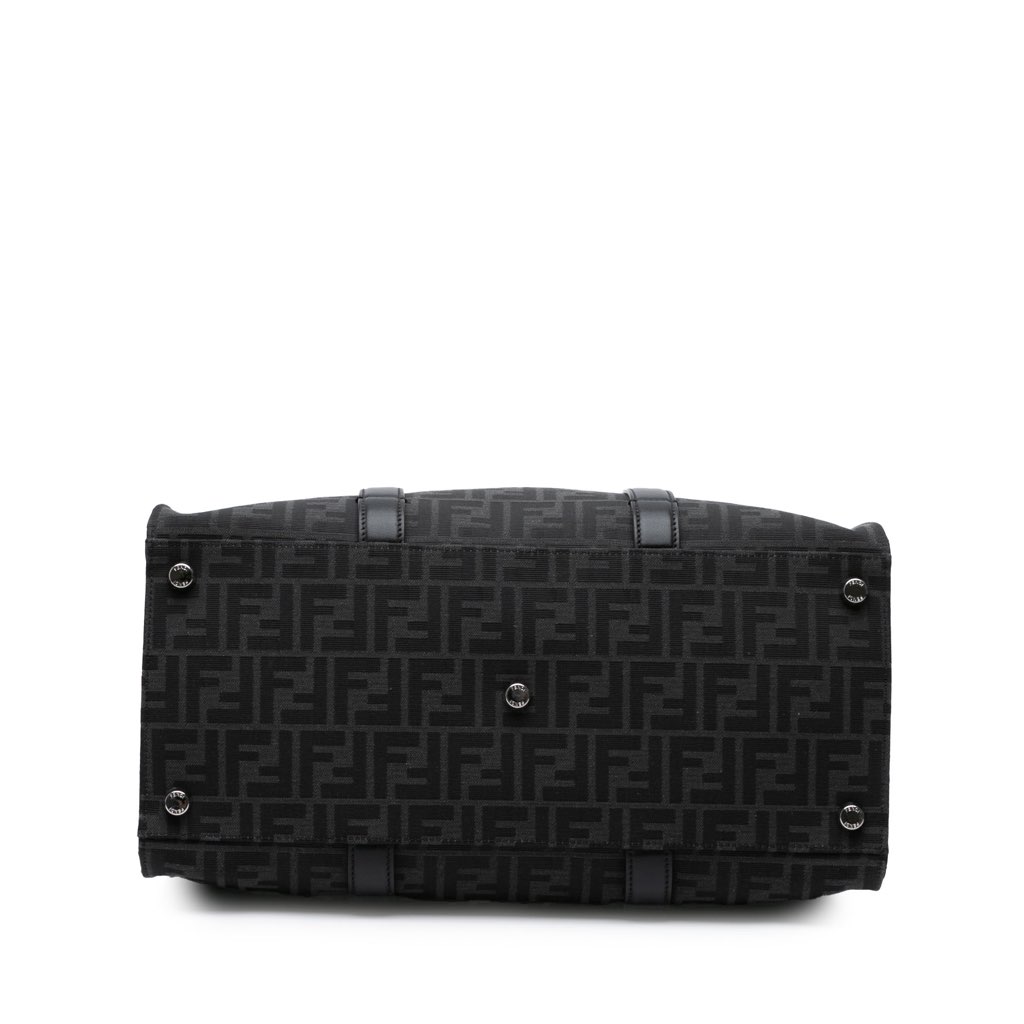 Fendi Large Zucca Jacquard Shopper Tote - Image 6