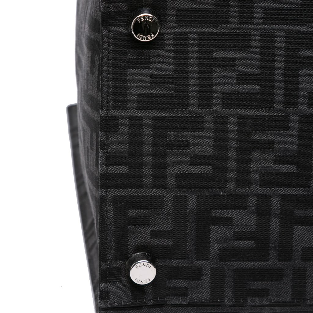 Fendi Large Zucca Jacquard Shopper Tote - Detail 1