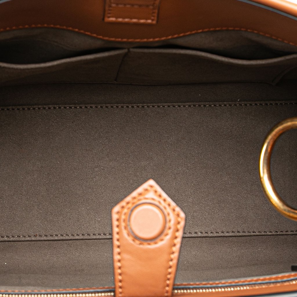 Fendi Small Leather Runaway Satchel - 4