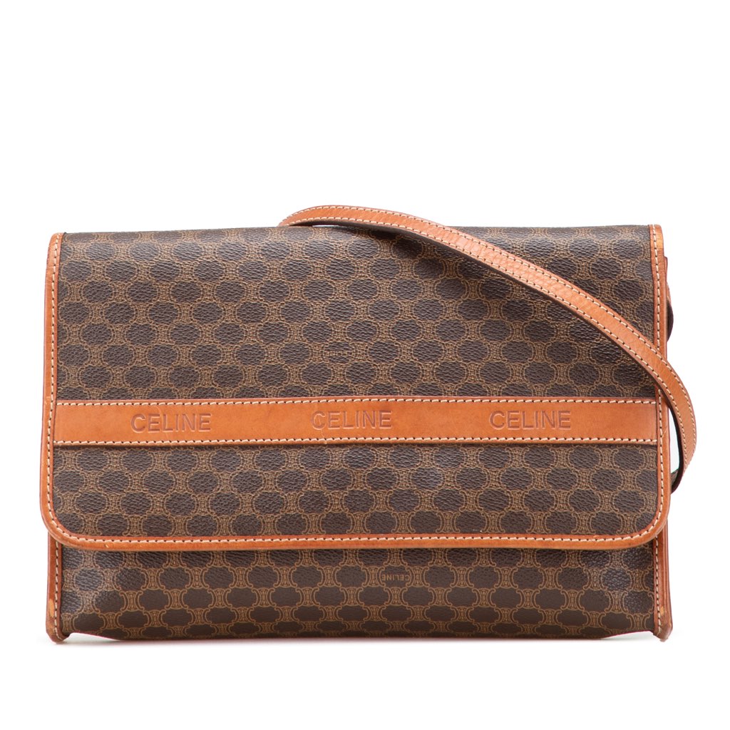 Celine Macadam Coated Canvas Crossbody