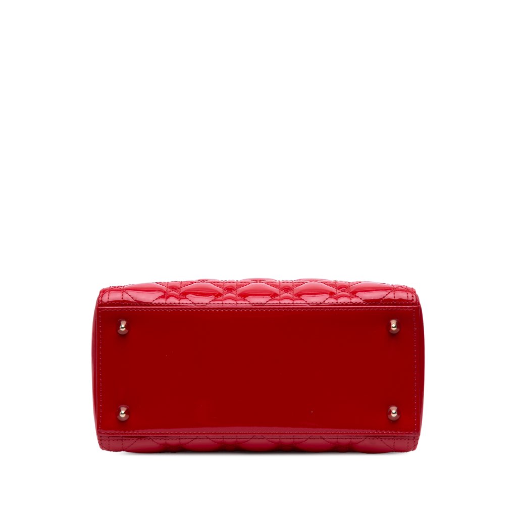 Dior Medium Patent Cannage Lady Dior - 3