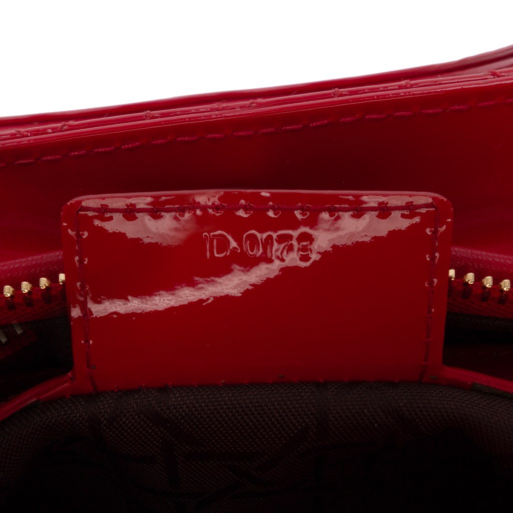 Dior Medium Patent Cannage Lady Dior - 5