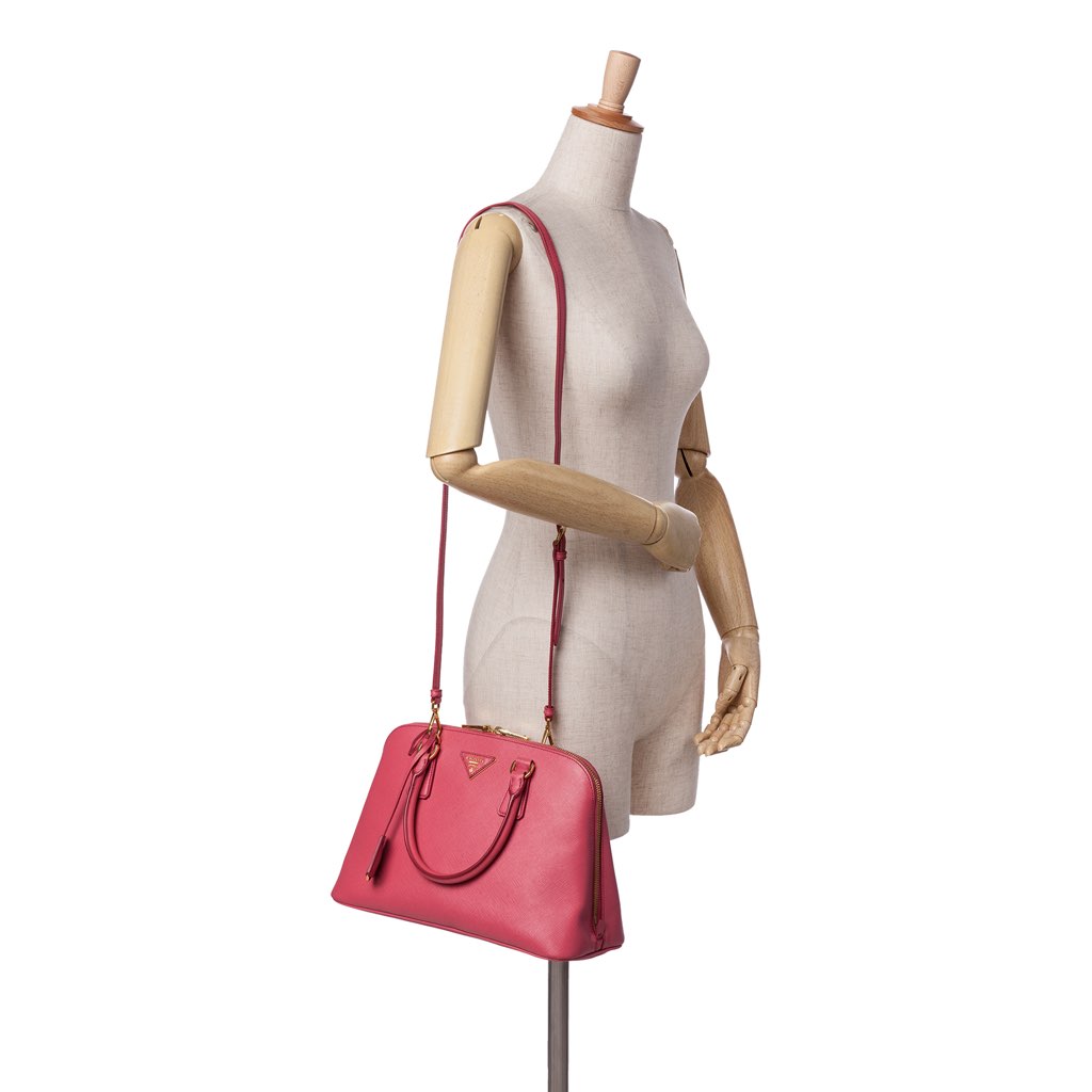 Prada Medium Saffiano Lux Promenade Satchel - Image 13
