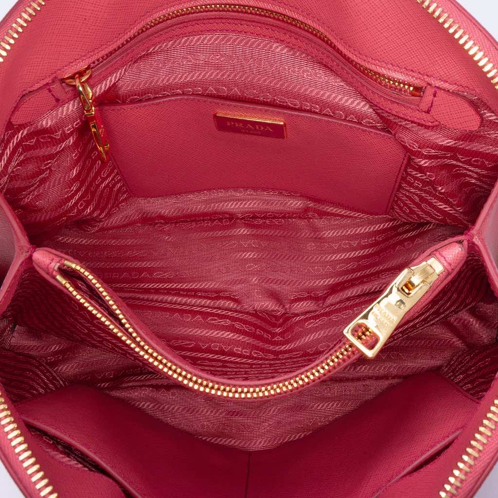 Prada Medium Saffiano Lux Promenade Satchel - 4