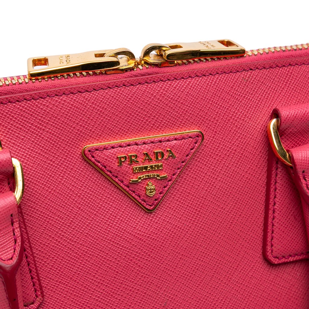 Prada Medium Saffiano Lux Promenade Satchel - Side view