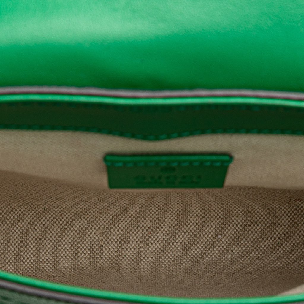 Gucci GG Embossed Perforated Double Belt Bag - 4