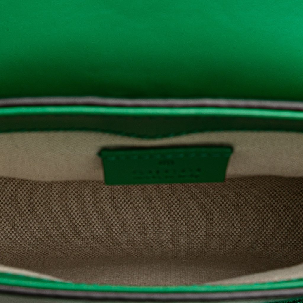 Gucci GG Embossed Perforated Double Belt Bag - Side view