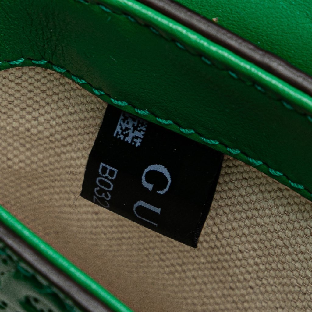 Gucci GG Embossed Perforated Double Belt Bag - Image 10