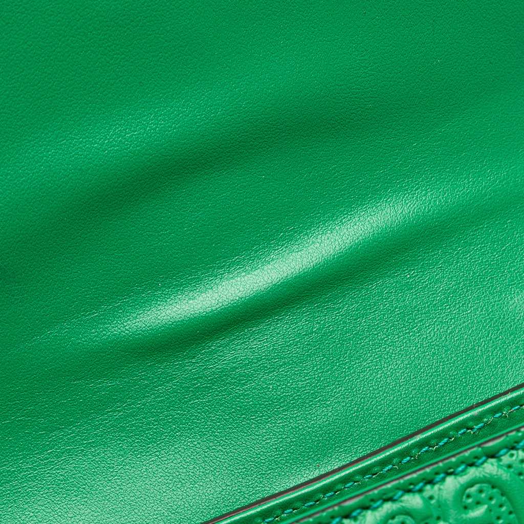 Gucci GG Embossed Perforated Double Belt Bag - Image 11