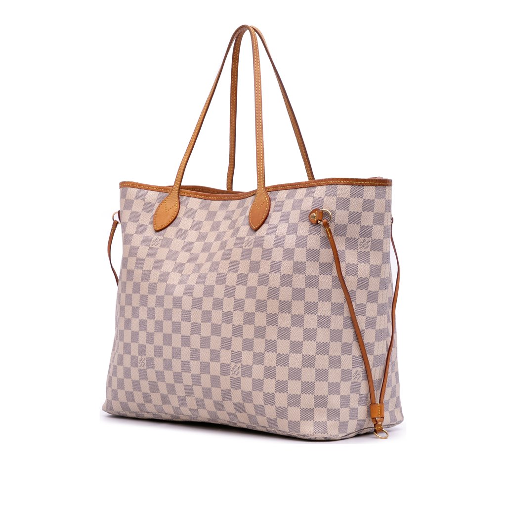 Louis Vuitton Damier Azur Neverfull GM - Back view