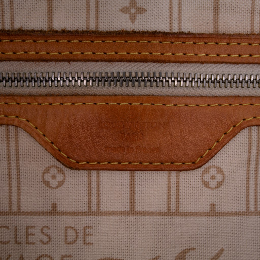 Louis Vuitton Damier Azur Neverfull GM - Side view