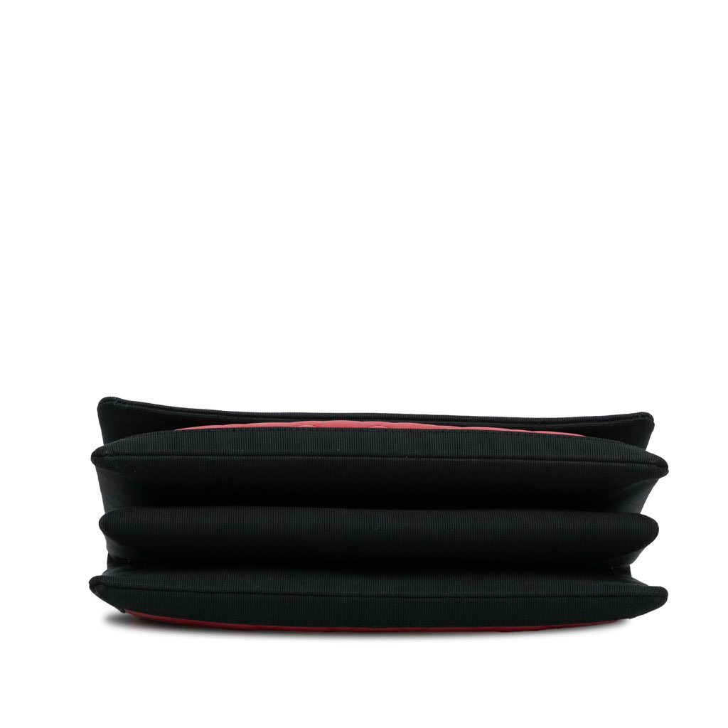 Chanel CC Grossgrain trim Lambskin Flap Shoulder Bag - 5