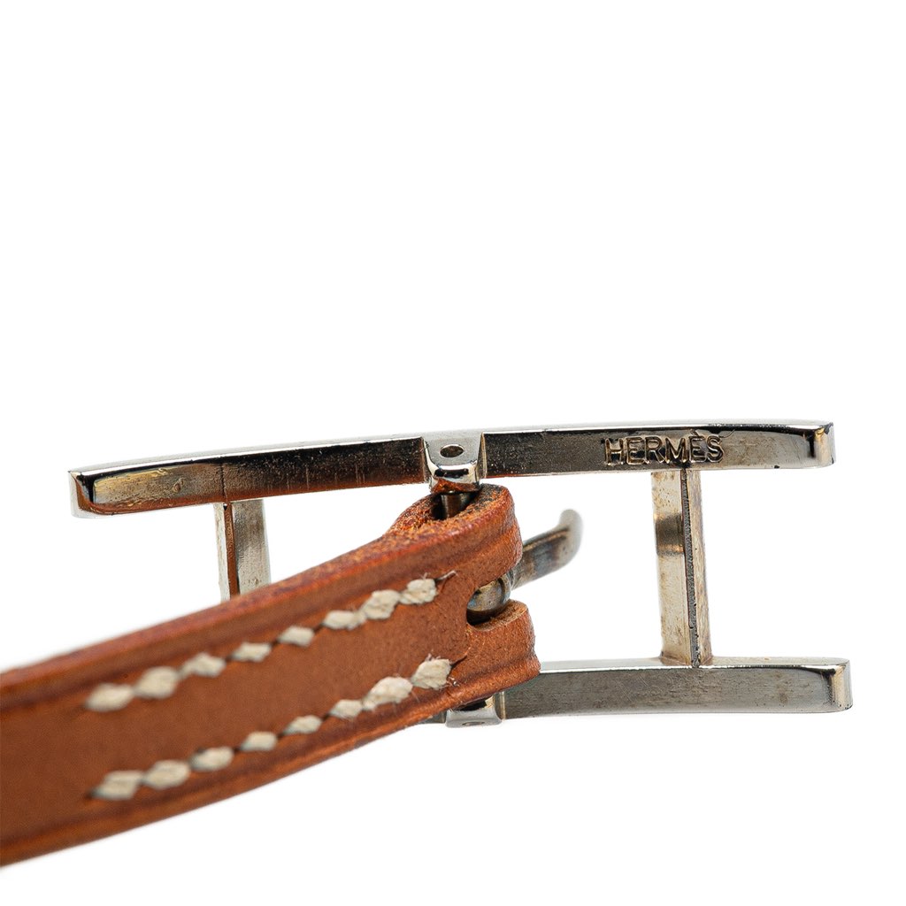 Hermès Leather Hapi Triple Tour Wrap Bracelet M - Detail 1