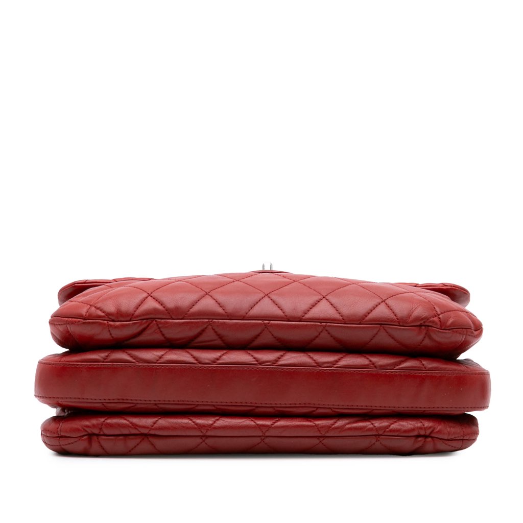 Chanel Maxi Lambskin 3 Accordion Flap - 3