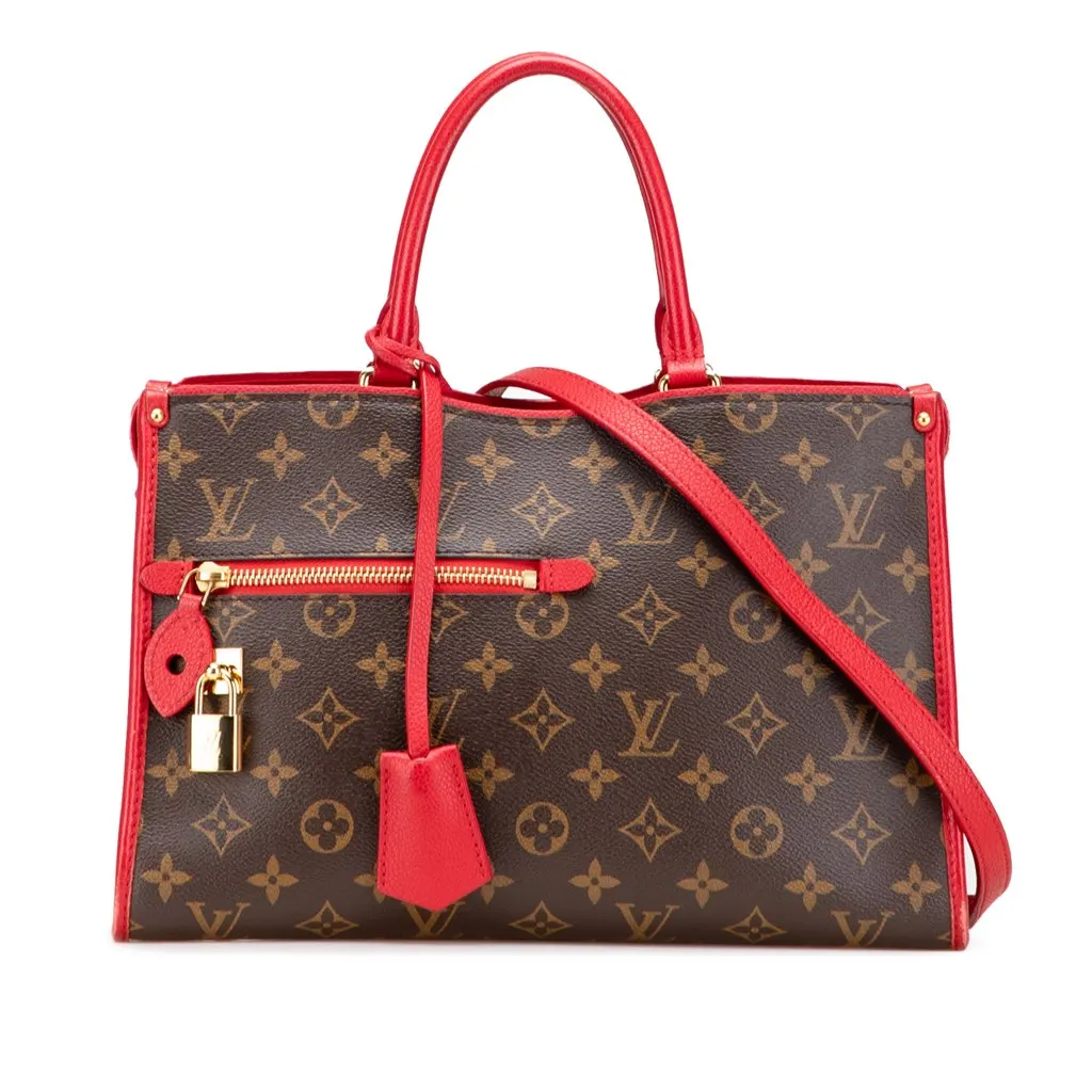 Louis Vuitton Monogram Popincourt PM Brown Canvas Good - Front View
