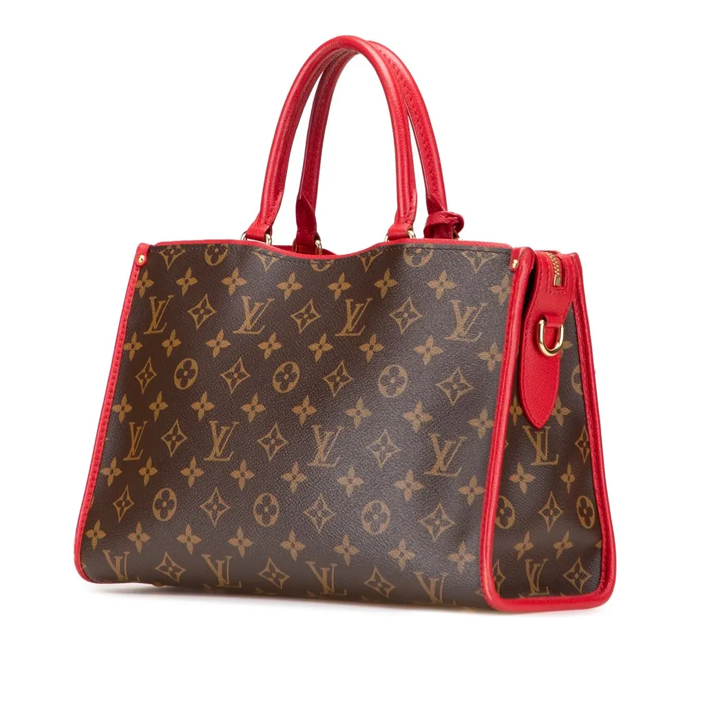 Louis Vuitton Monogram Popincourt PM Brown Canvas Good - Back View