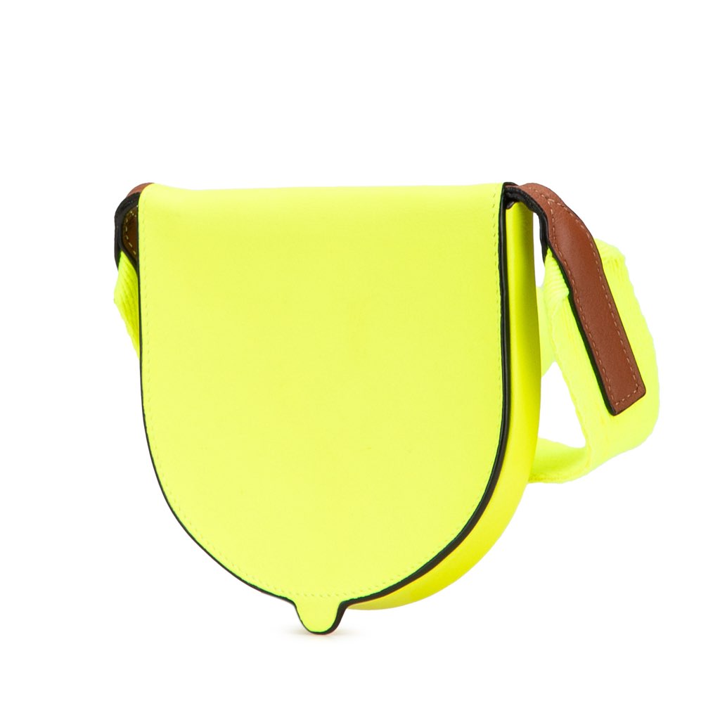 Loewe Small Smooth Calfskin Smiley Heel Crossbody - Back view