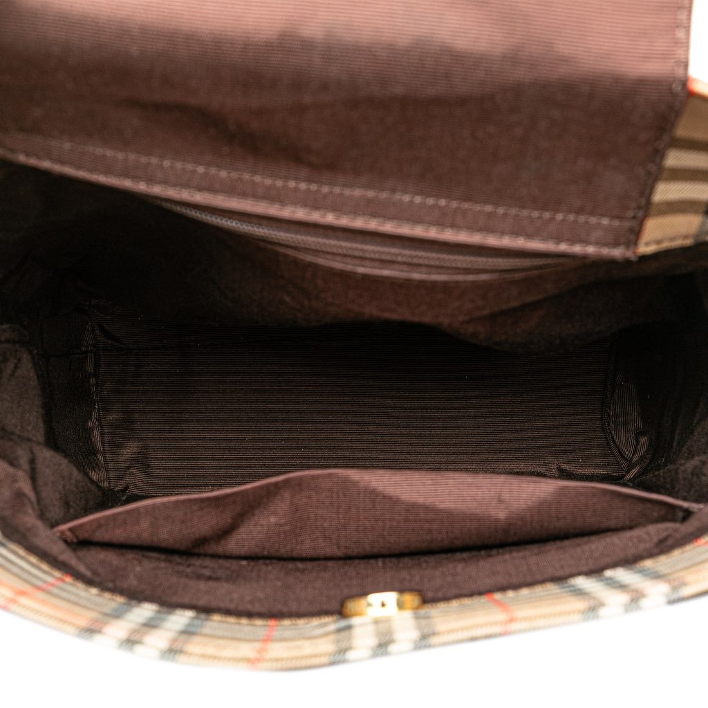 Burberry Haymarket Check Canvas Tote - 4