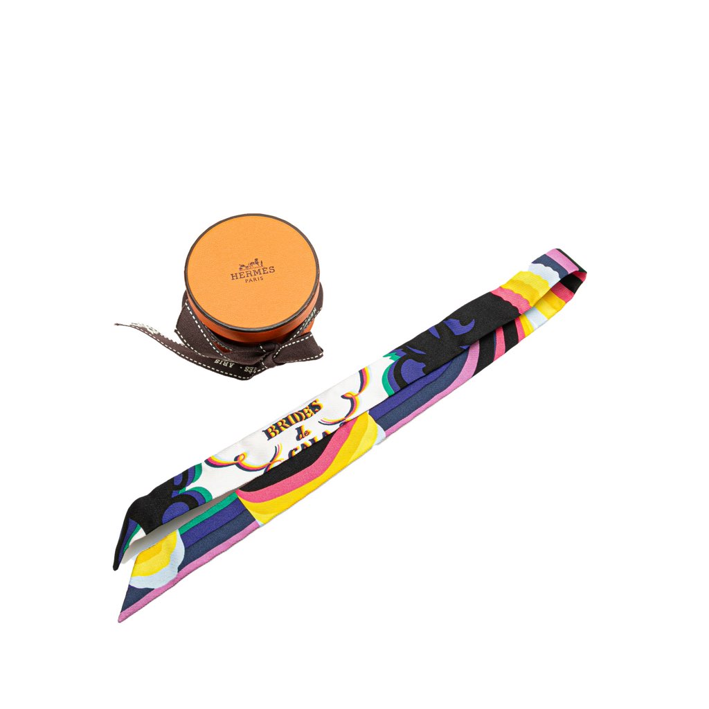 Hermès Brides de Gala Shadow Twilly Silk Scarf - 4