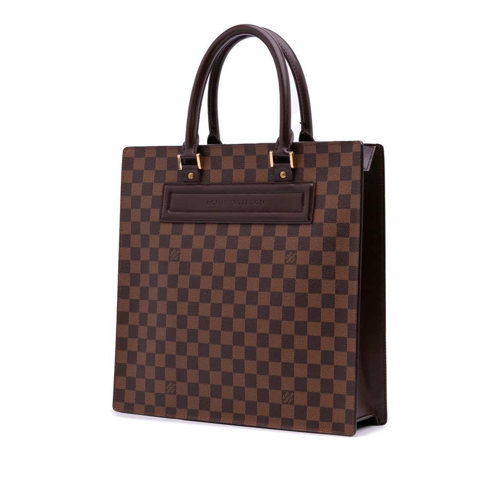 Louis Vuitton Damier Ebene Venice Sac Plat GM - Back view