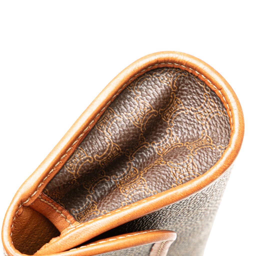 Celine Macadam Coated Canvas Clutch - Image 12