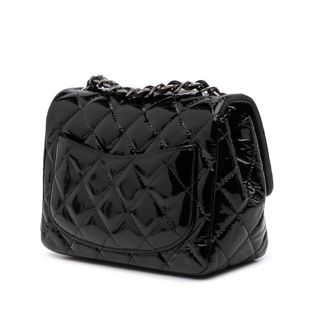 Chanel Mini Square Classic Patent Single Flap - 2