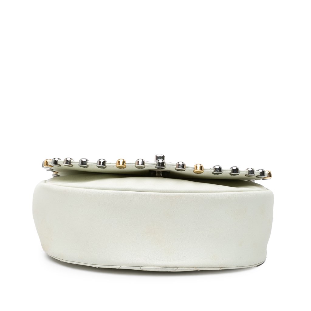 Chanel Small Quilted Lambskin Studded Bubble Flap - Image 6