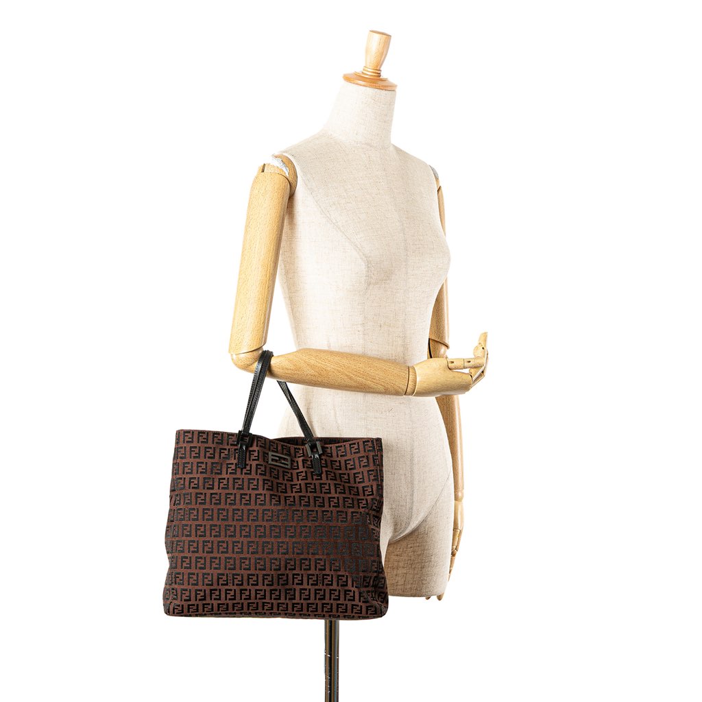 Fendi Zucchino Canvas Tote - Image 15