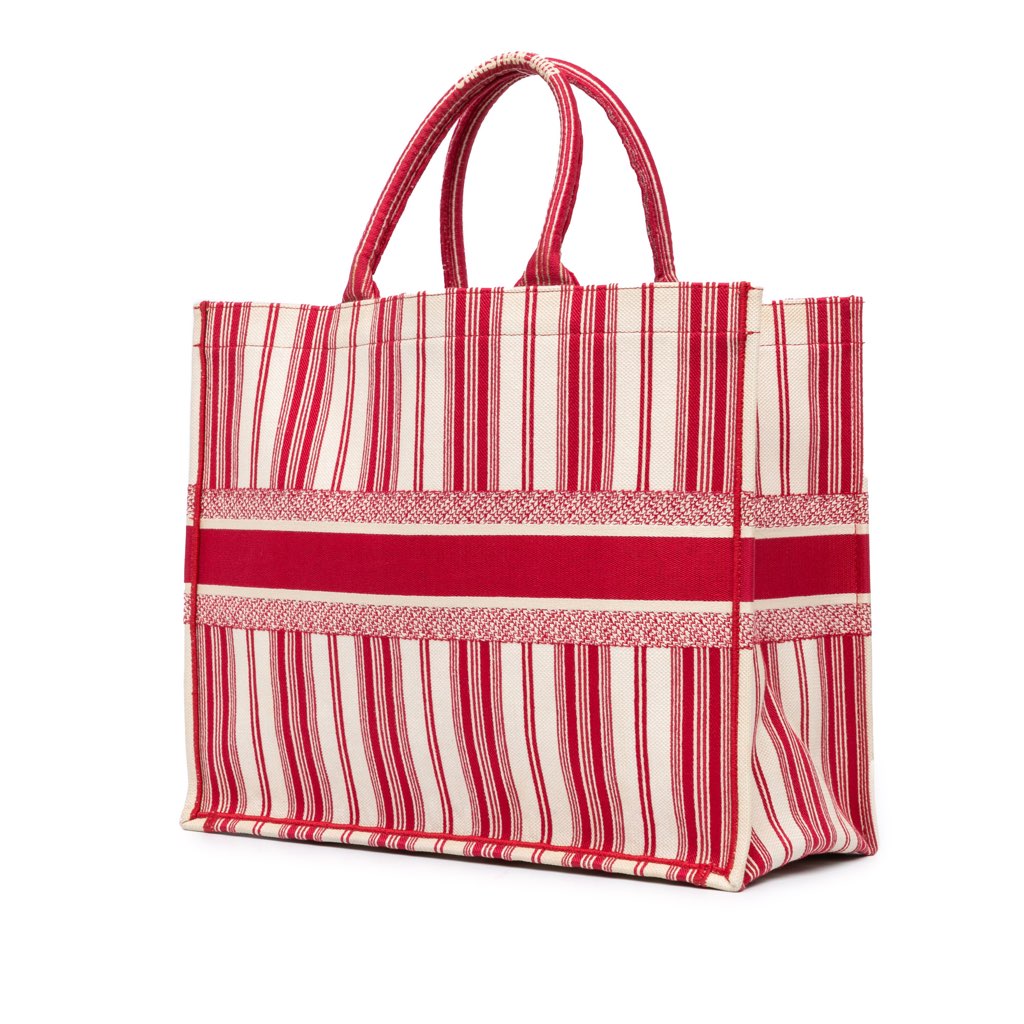 Dior Large Striped Book Tote - 2