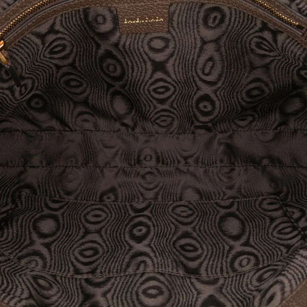 Gucci Balenciaga The Hacker Project Medium GG Supreme Web Jackie 1961 Crossbody Brown Canvas Good - Model View