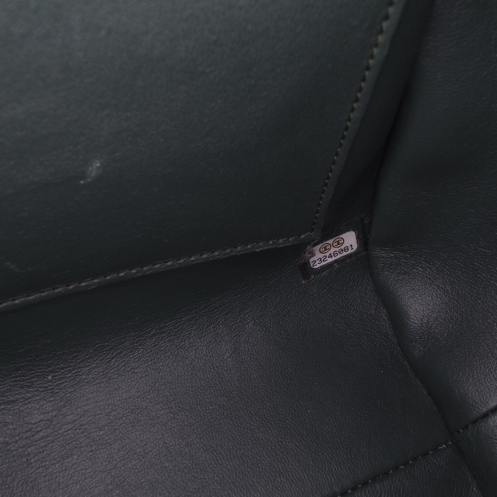 Chanel Small Quilted Calfskin Colosseum Lock Frame Bowling Bag - Detail 1