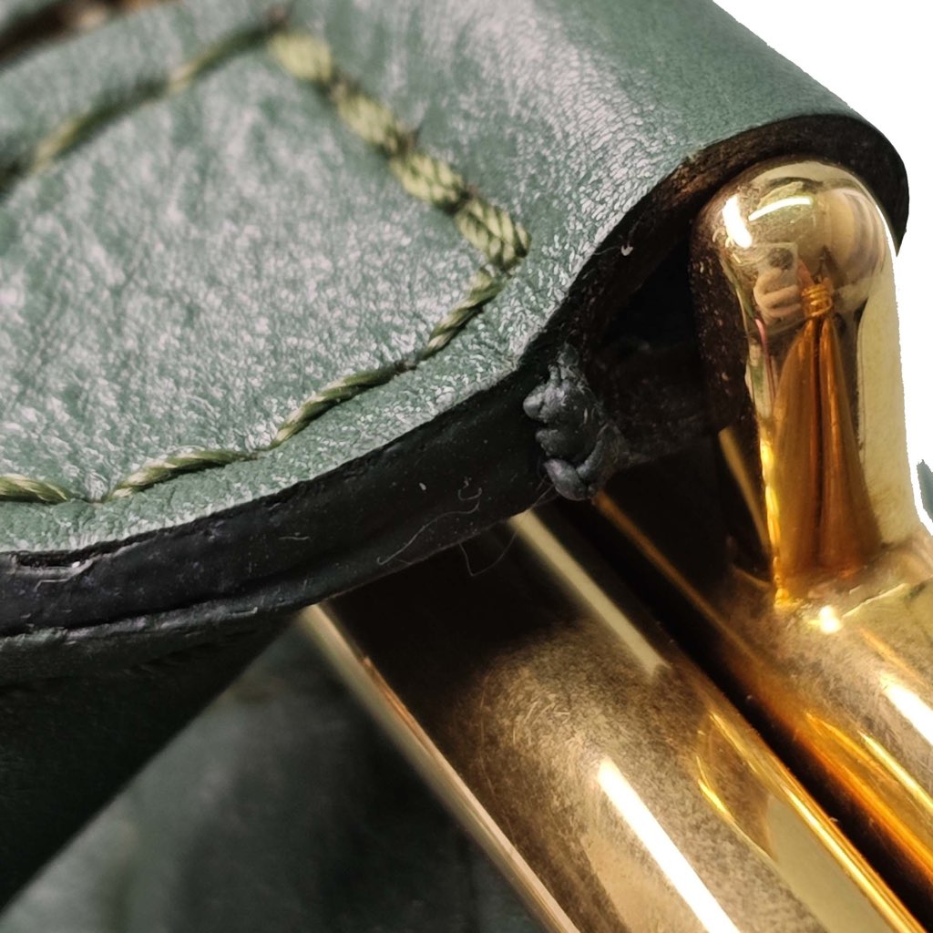 Chanel Small Quilted Calfskin Colosseum Lock Frame Bowling Bag - Image 11