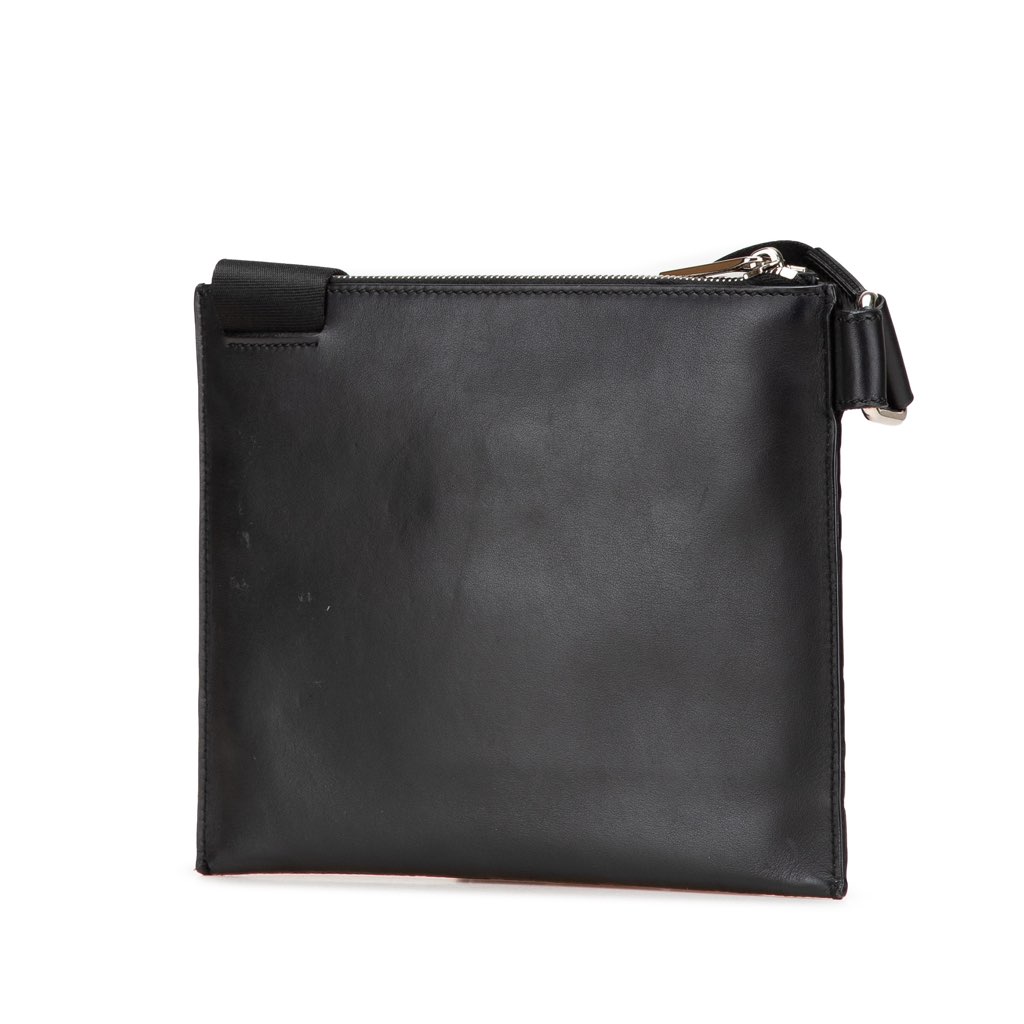 Fendi FF Embossed Leather 1974 Crossbody - Back view