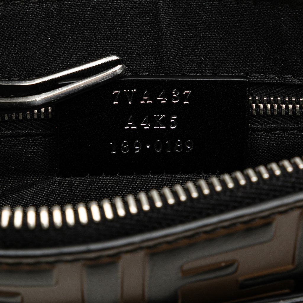 Fendi FF Embossed Leather 1974 Crossbody - Detail 1