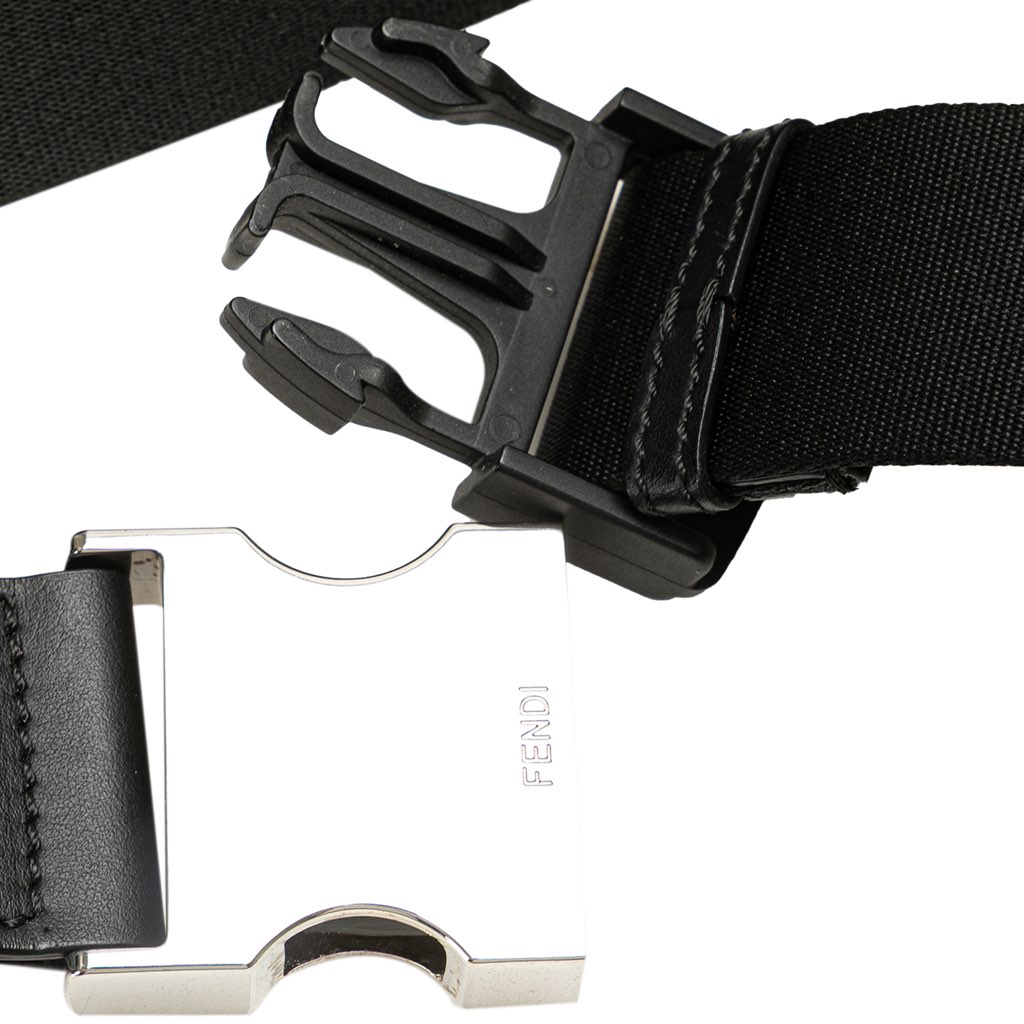 Fendi FF Embossed Leather 1974 Crossbody - Image 11