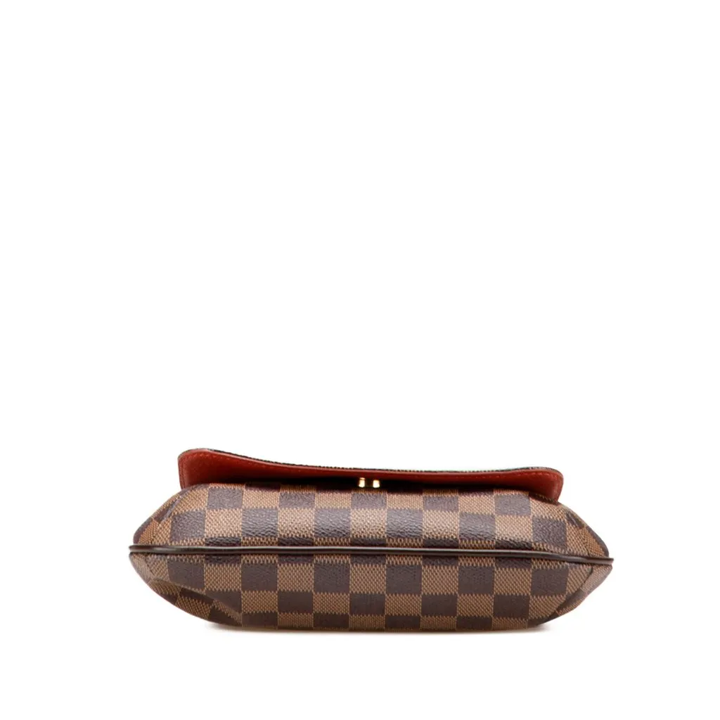 Louis Vuitton Damier Ebene Musette Salsa Long Strap Brown Canvas Good - Inside View