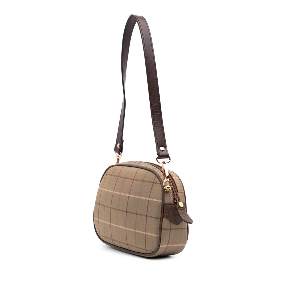 Burberry Vintage Check Canvas Crossbody - Back view