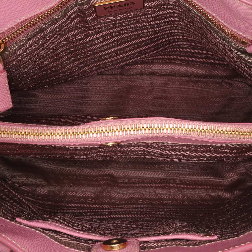 Prada Perforated Saffiano Galleria Tote - 4