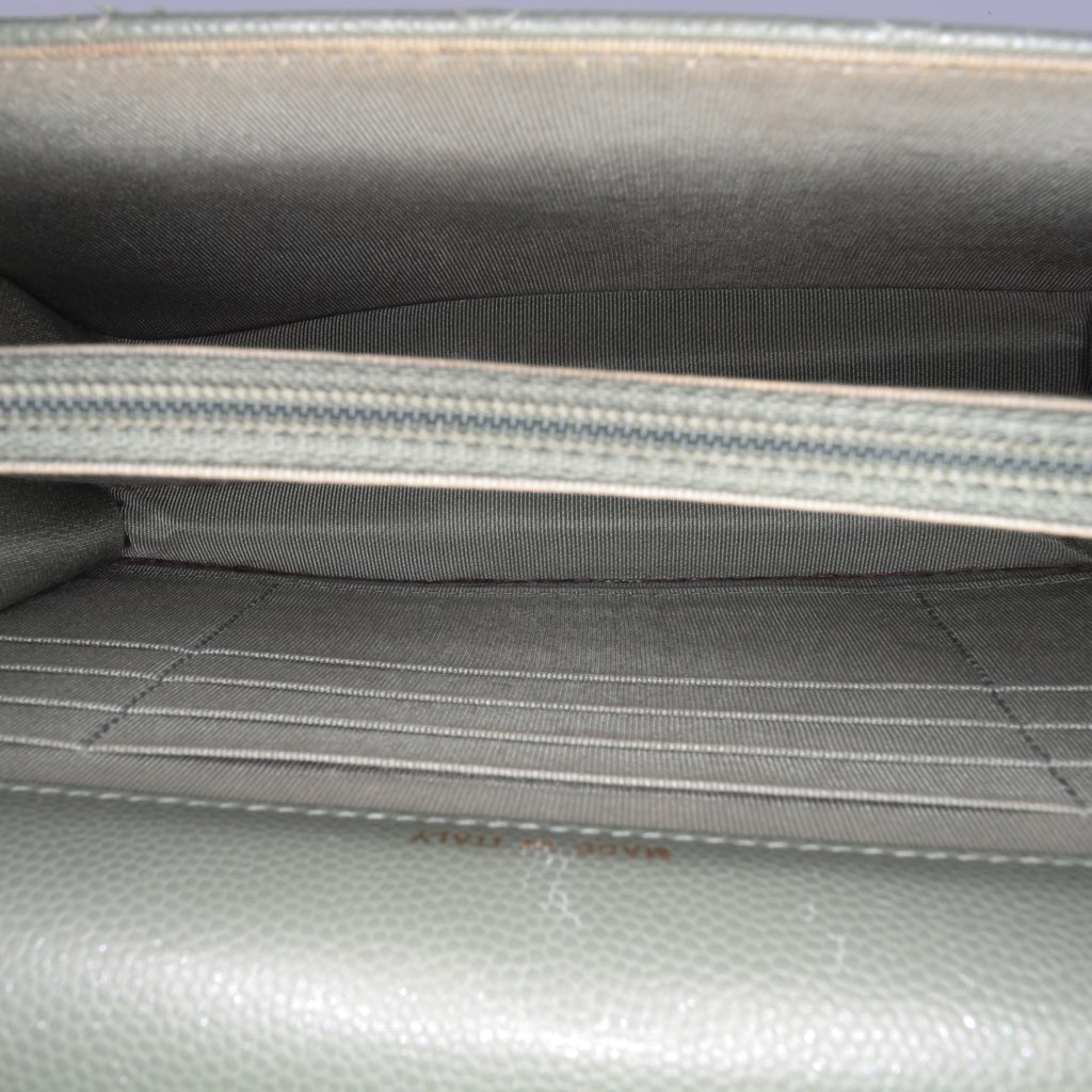 Chanel Quilted Caviar Square Wallet on Chain - 4