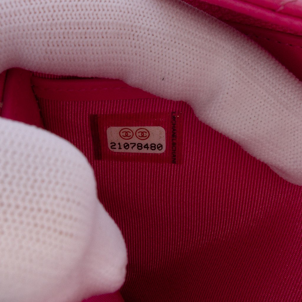 Chanel CC Quilted Caviar Long Wallet - Side view