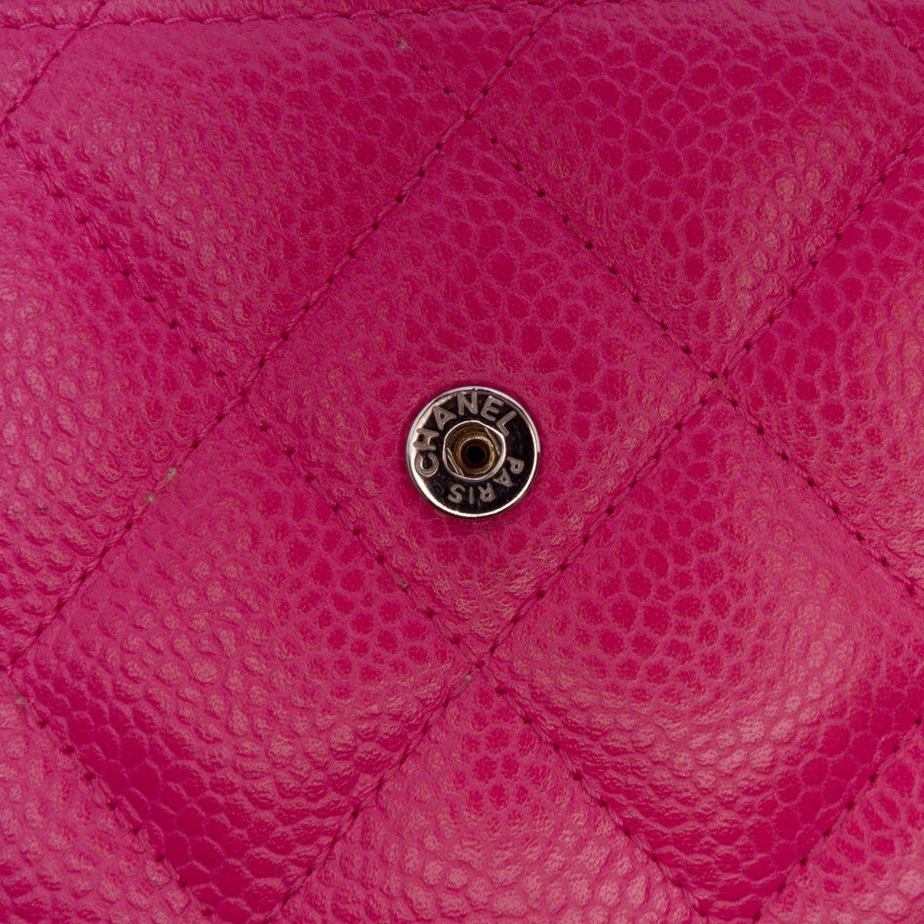 Chanel CC Quilted Caviar Long Wallet - Detail 2