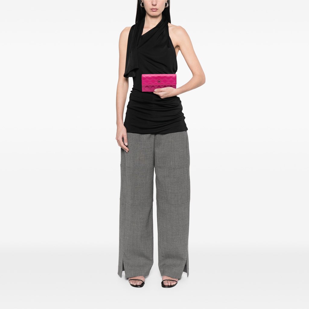 Chanel CC Quilted Caviar Long Wallet - Image 10