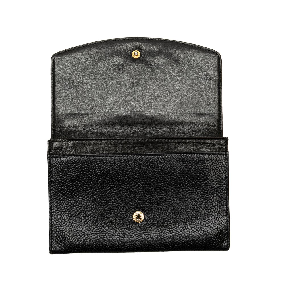 Chanel CC Caviar Trifold Wallet - 4