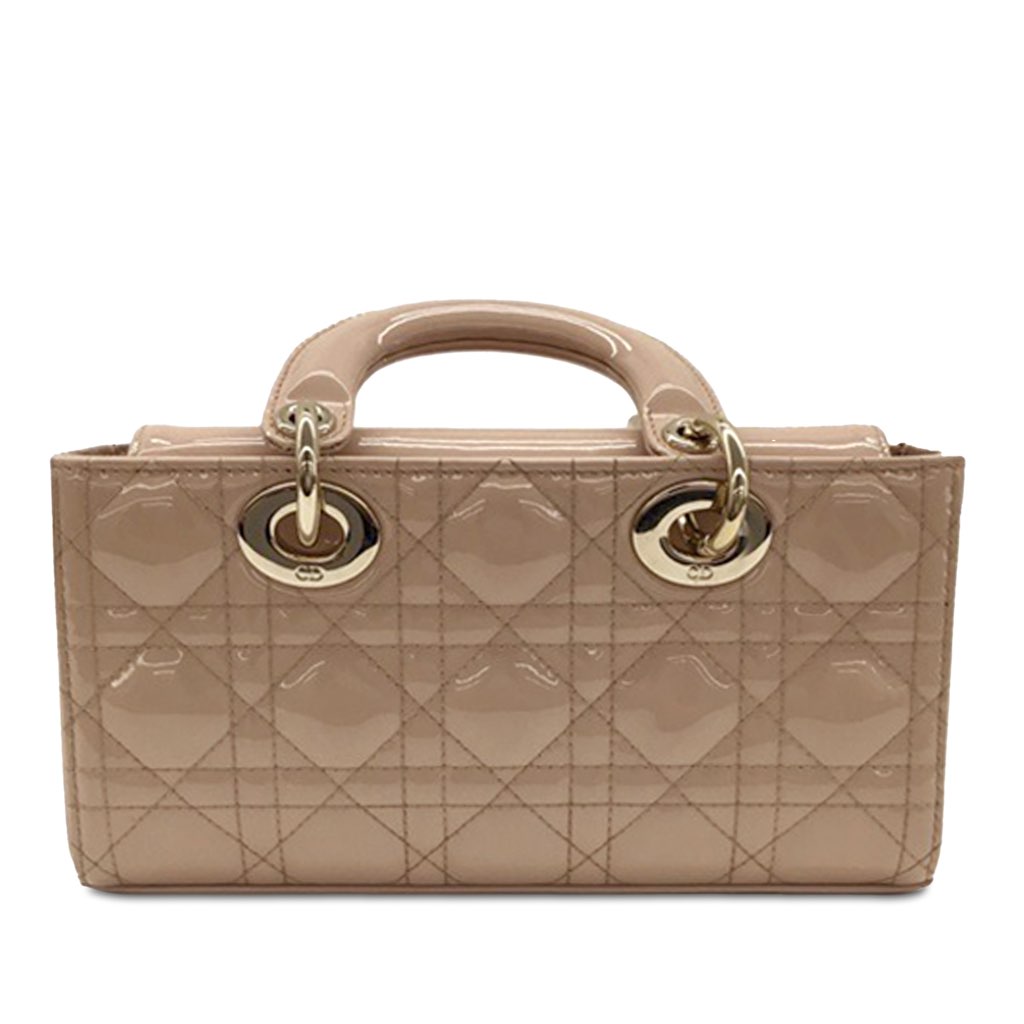 Dior Small Patent Cannage Lady D-Joy - 3